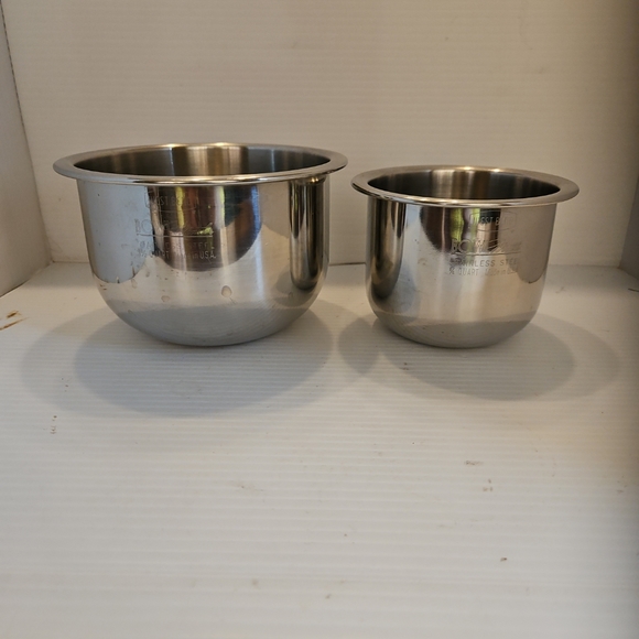 West Bend Bowl Master Stainless Steel Mixing Bowls - Picture 1 of 5